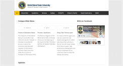 Desktop Screenshot of bisu.edu.ph