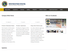 Tablet Screenshot of bisu.edu.ph